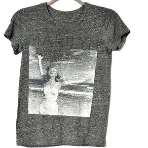 Vintage Gray Marylin Monroe Tee-Shirt Women's Size Small